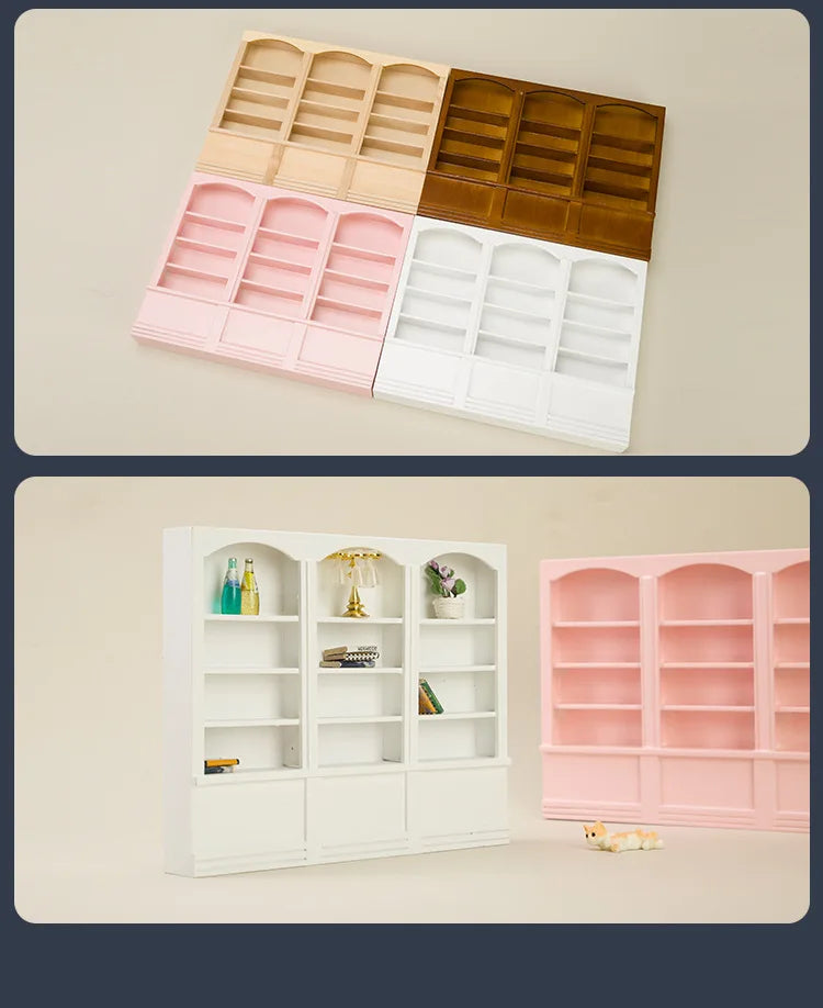 1:12 Scale Triple Bookshelf   