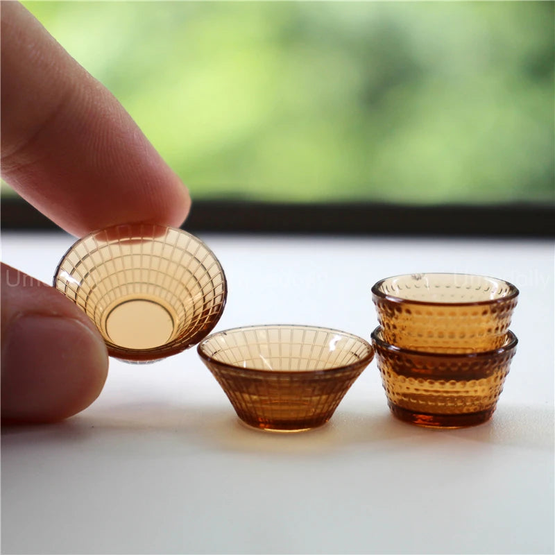 1:6 Miniature Dollhouse Glassware Set – Decanters & Cups   