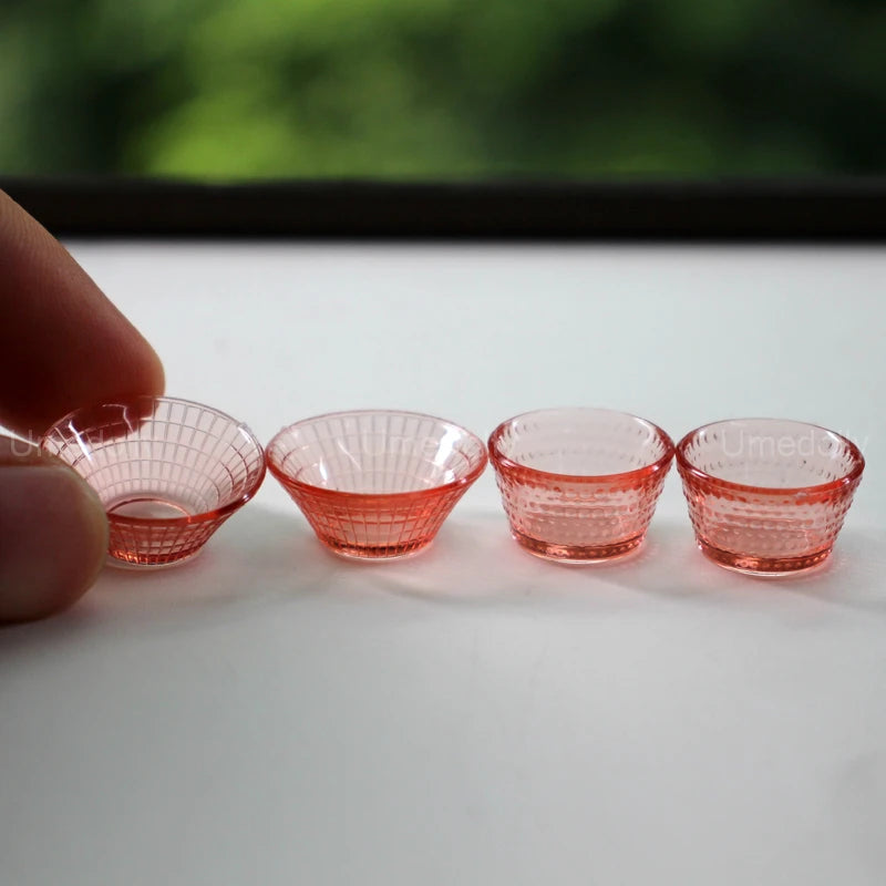 1:6 Miniature Dollhouse Glassware Set – Decanters & Cups   