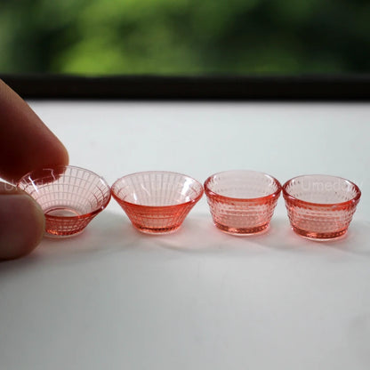 1:6 Miniature Dollhouse Glassware Set – Decanters & Cups   