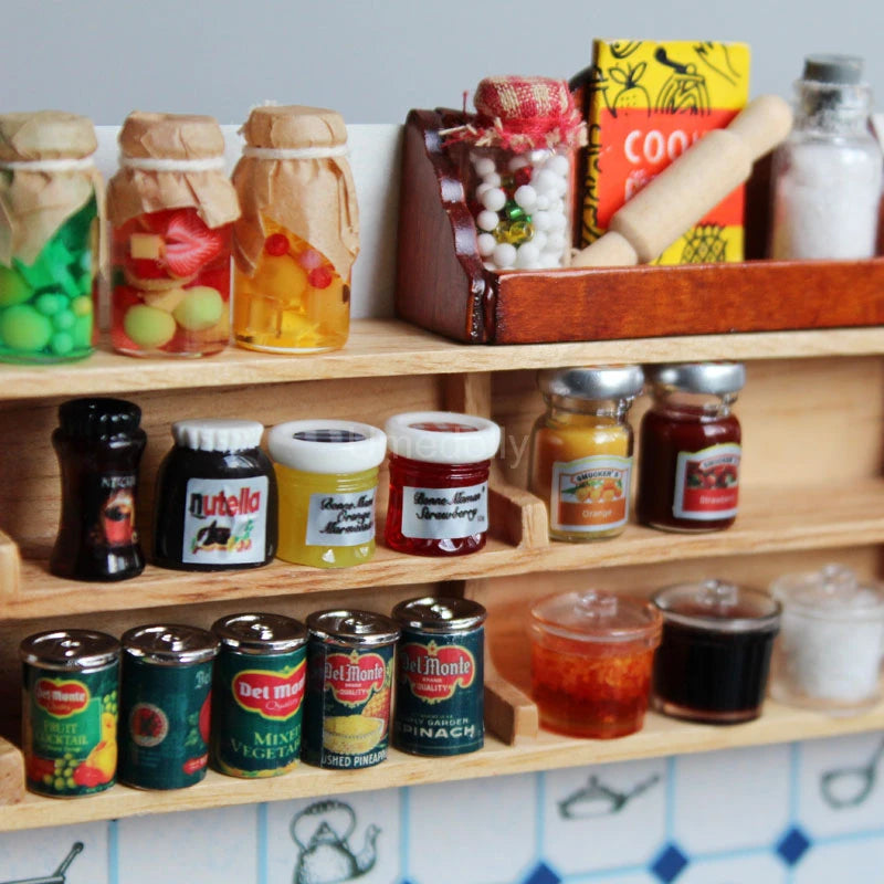 1:6 Miniature Kitchen Knife Set – Dollhouse Decor   