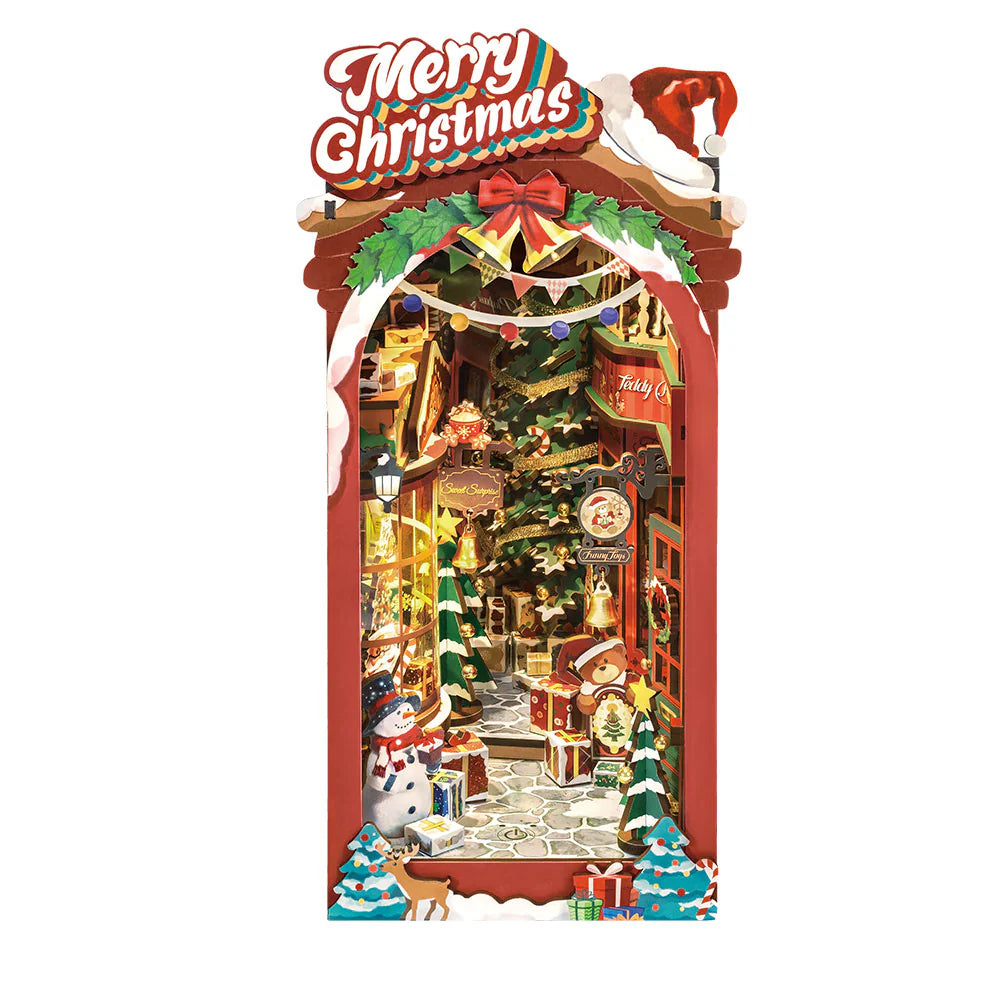 Rolife Christmas Street DIY Book Nook Kit