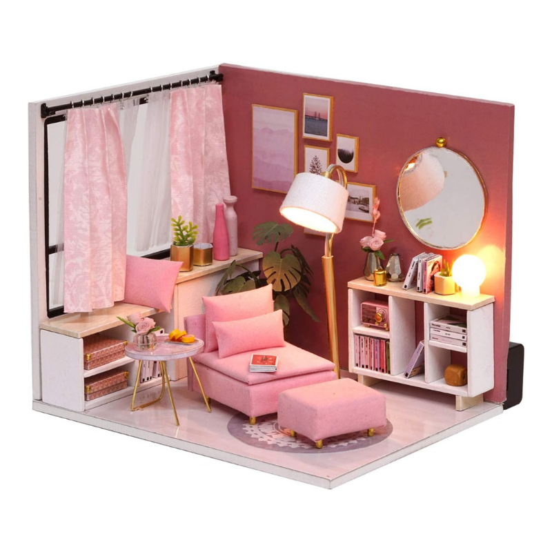 Pink Dream DIY Dollhouse Room Kit