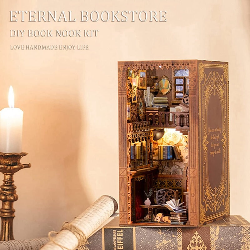 Cutebee Eternal Book Store DIY Book Nook Kit