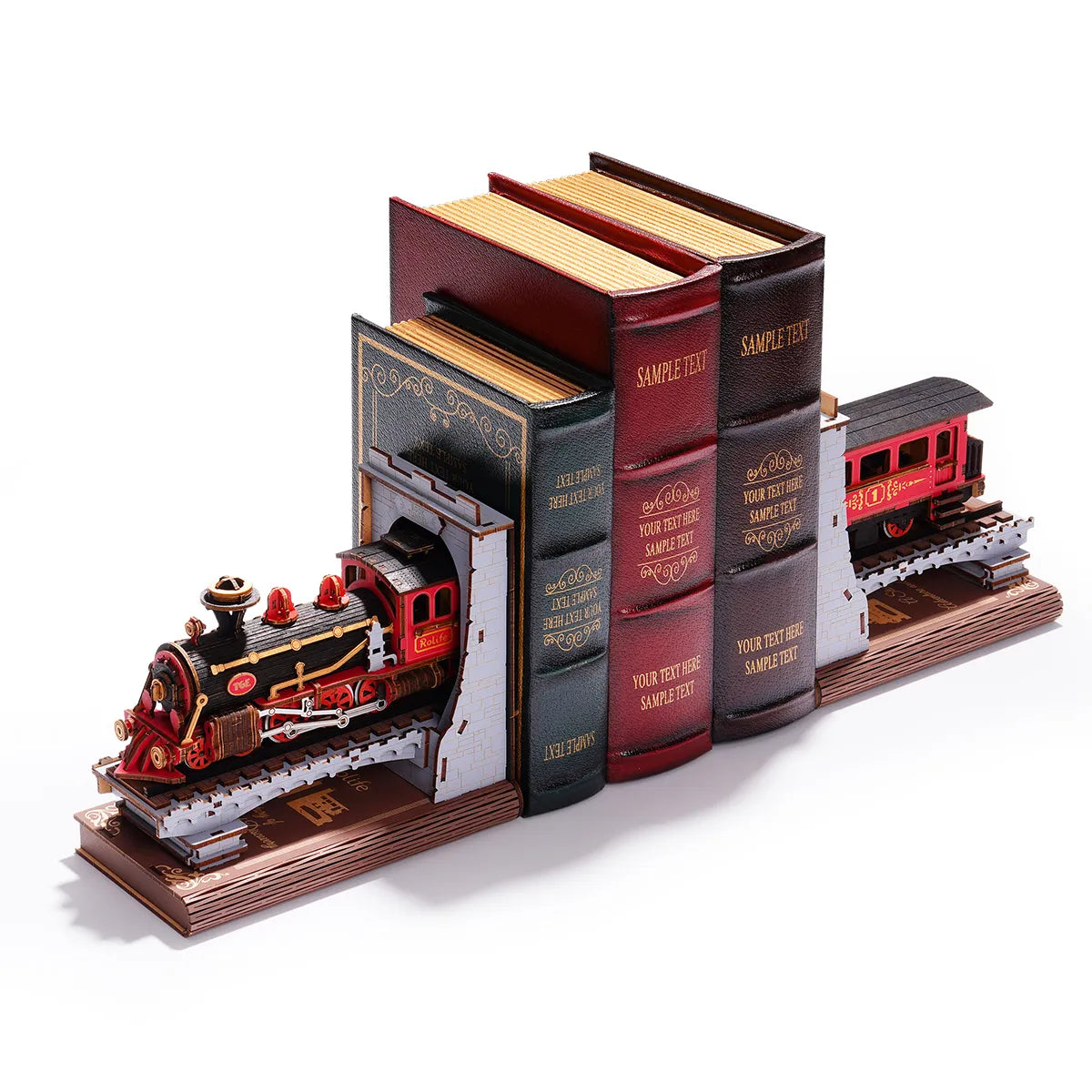 Robotime Rolife Century Train DIY Book Nook Kit