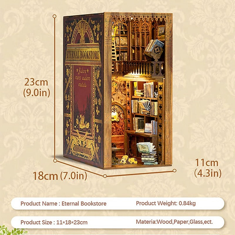 Cutebee Eternal Book Store DIY Book Nook Kit