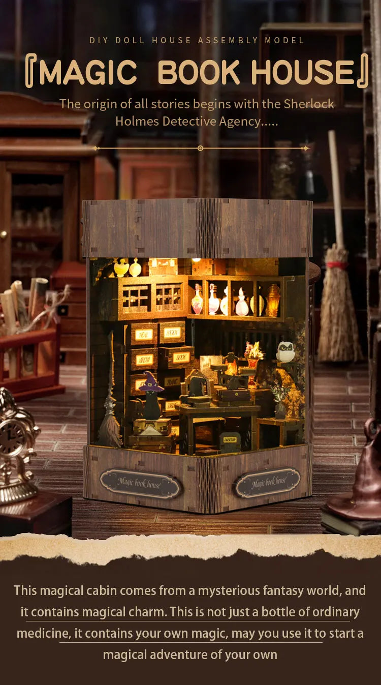 Book Lane DIY Miniature House Kit   