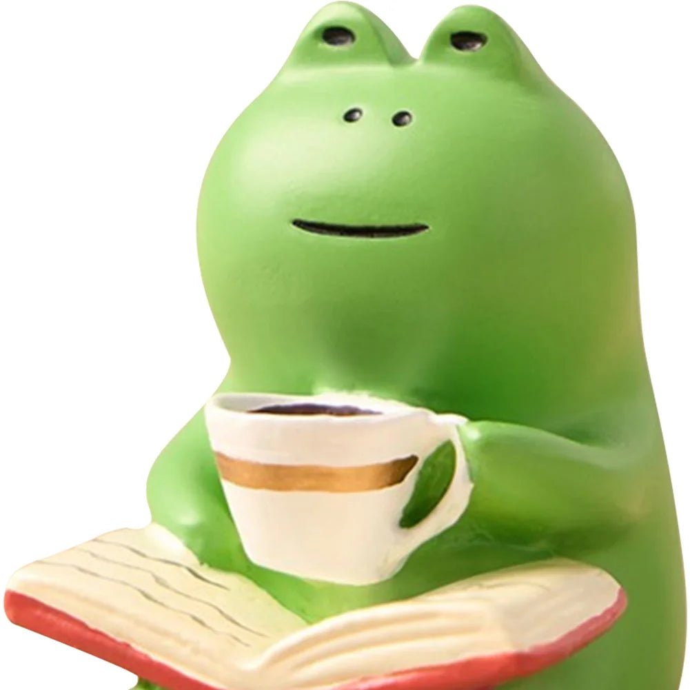 Cute Frog Rocking Chair Miniature   