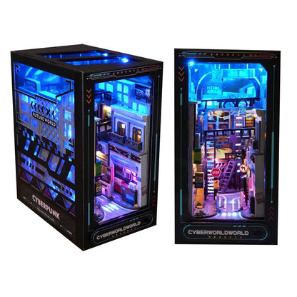 Cyberpunk World DIY Book Nook Kit