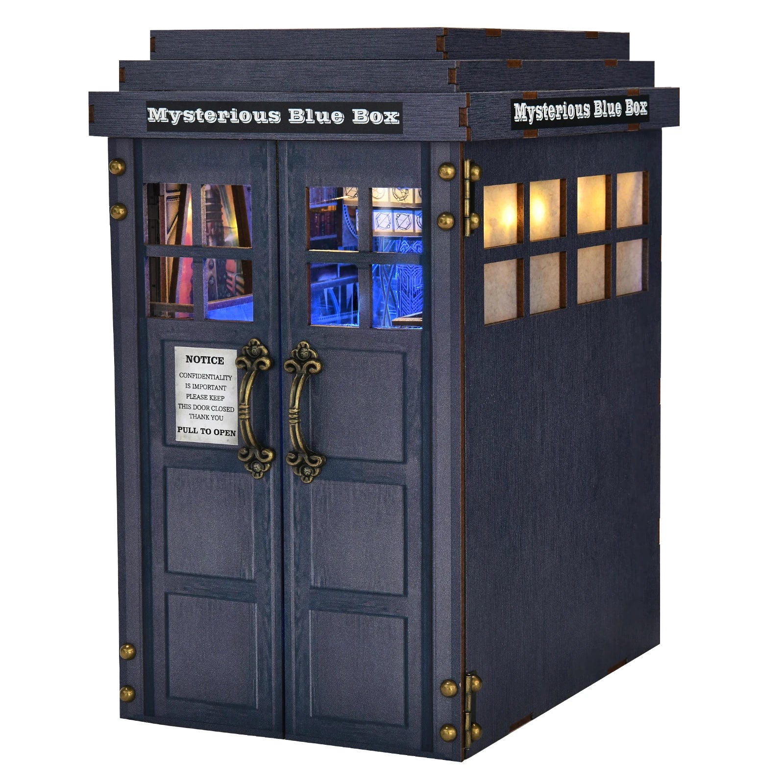 Doctor Who DIY Book Nook Kit - Mysterious Blue Box   
