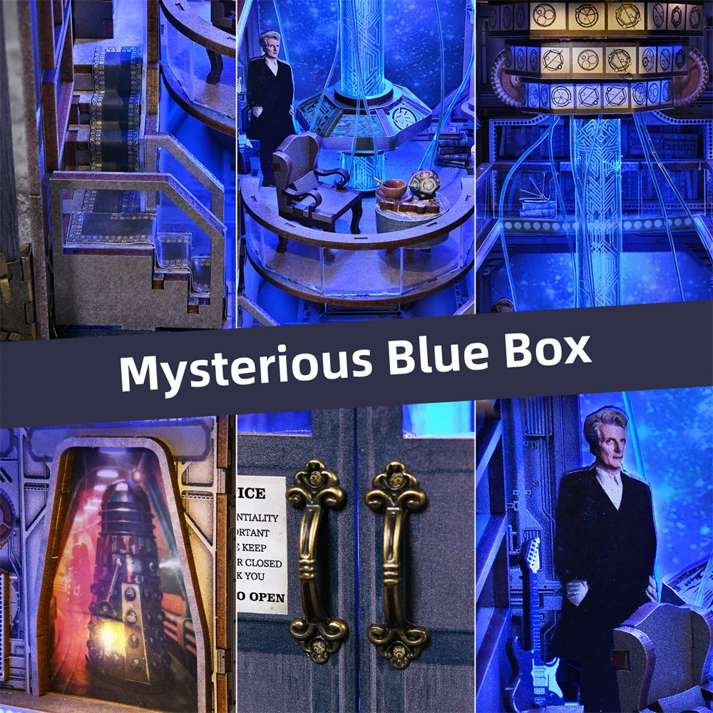 Doctor Who DIY Book Nook Kit - Mysterious Blue Box   