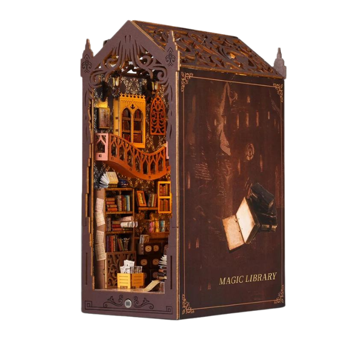 Magic Library DIY Book Nook Kit booknookkit.com