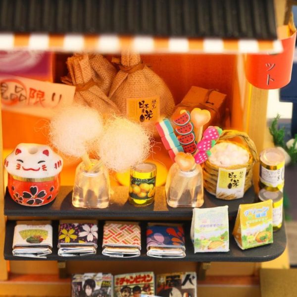Cutebee Japanese Grocery Store DIY Dollhouse Kit