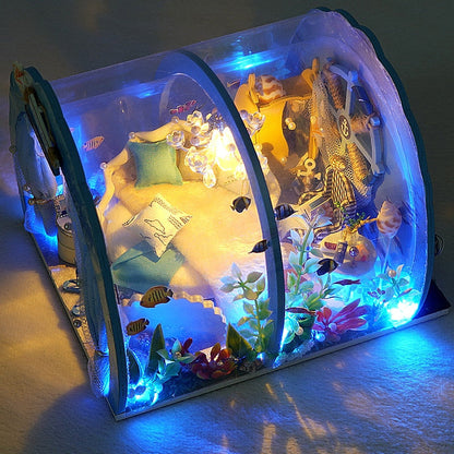 Ocean Room DIY Dollhouse Room Kit