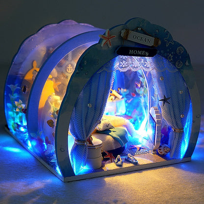 Ocean Room DIY Dollhouse Room Kit