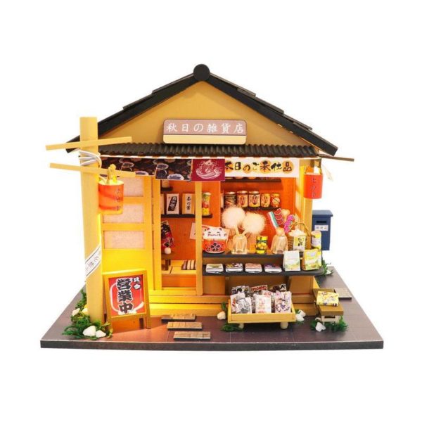 Cutebee Japanese Grocery Store DIY Dollhouse Kit
