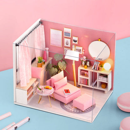 Pink Dream DIY Dollhouse Room Kit