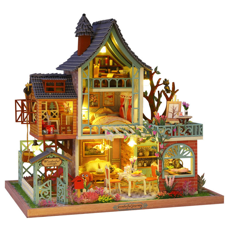 Happy Jungle Resort DIY Miniature House Kit - Mycutebee