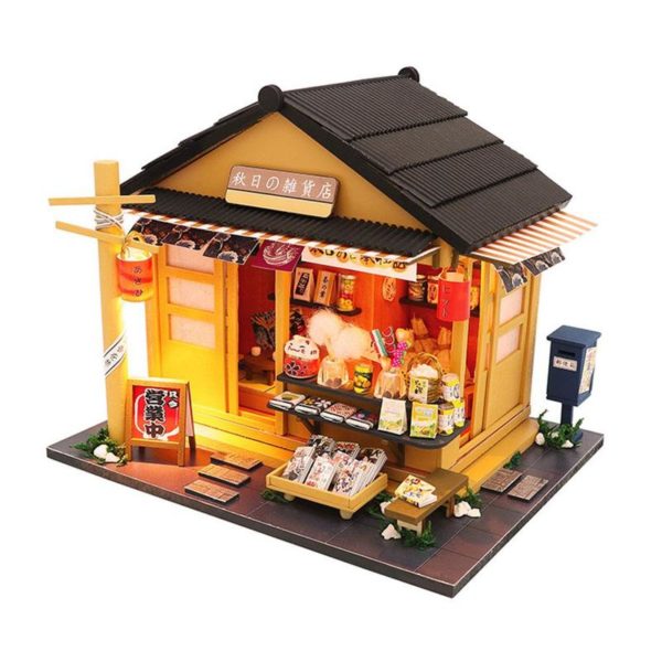 Cutebee Japanese Grocery Store DIY Dollhouse Kit