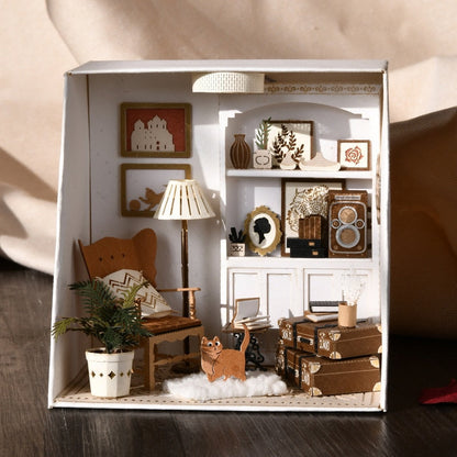 Paper Mini Life DIY Room Dollhouse Kit