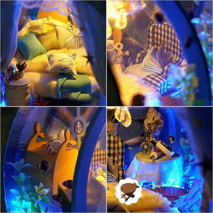 Ocean Room DIY Dollhouse Room Kit