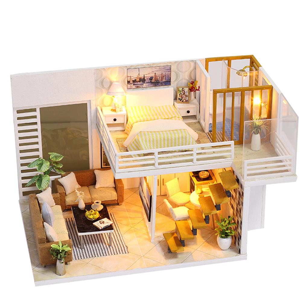 Loft Apartment DIY Dollhouse Kit