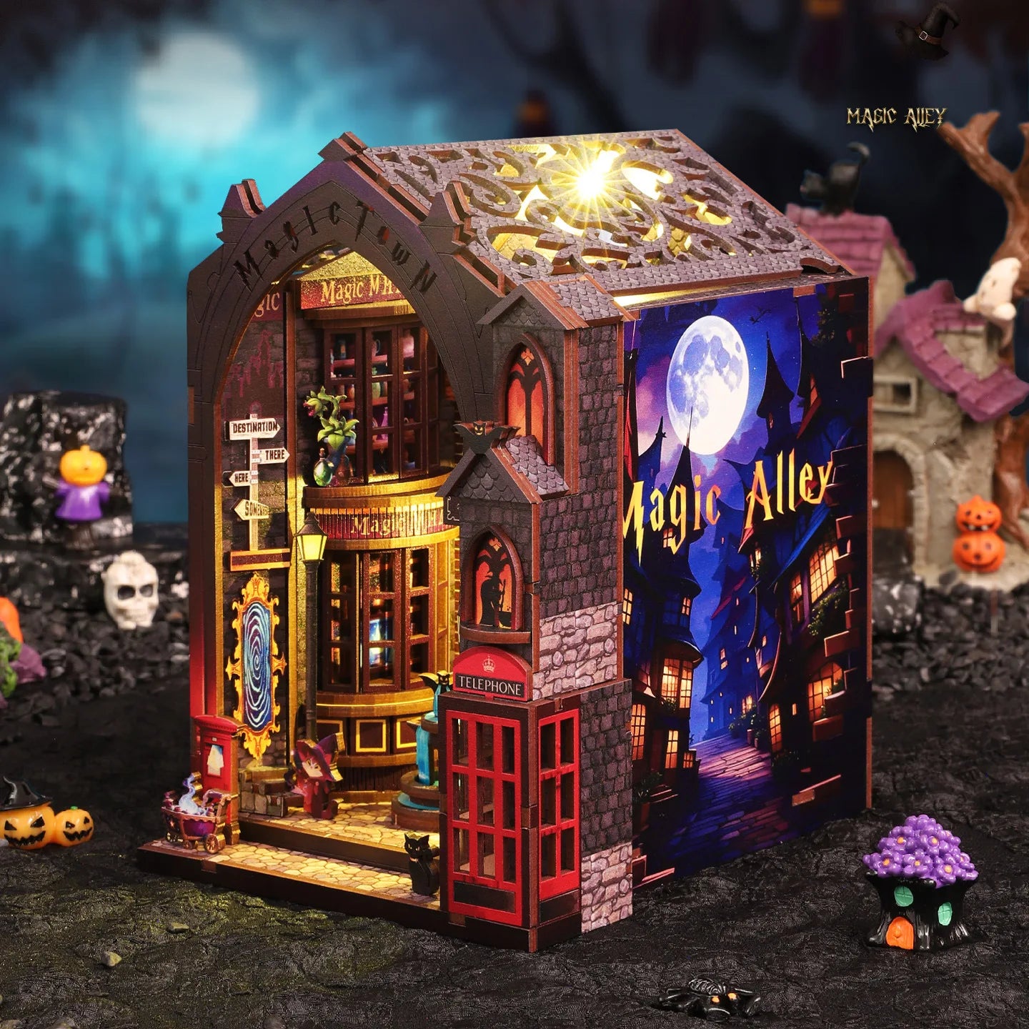 Magic Alley DIY Book Nook Kit   