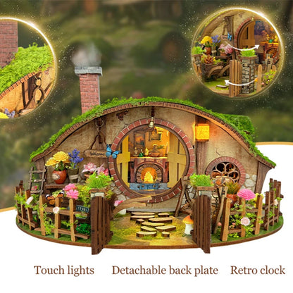 Magic Ring House DIY Book Nook Kit (Hobbit Style Miniature)   