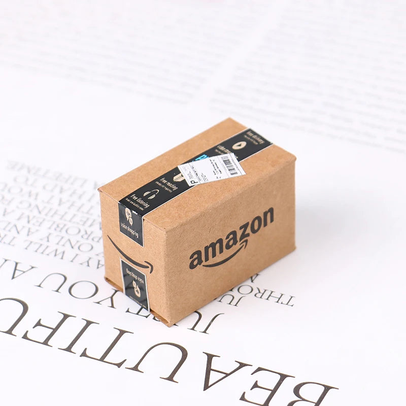 Mini Amazon Parcel Box 1:12 Dollhouse Accessory   