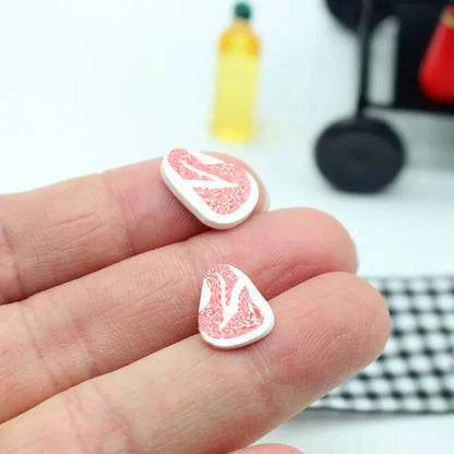 Miniature BBQ Grill Set 1:12 Scale Dollhouse Decor   