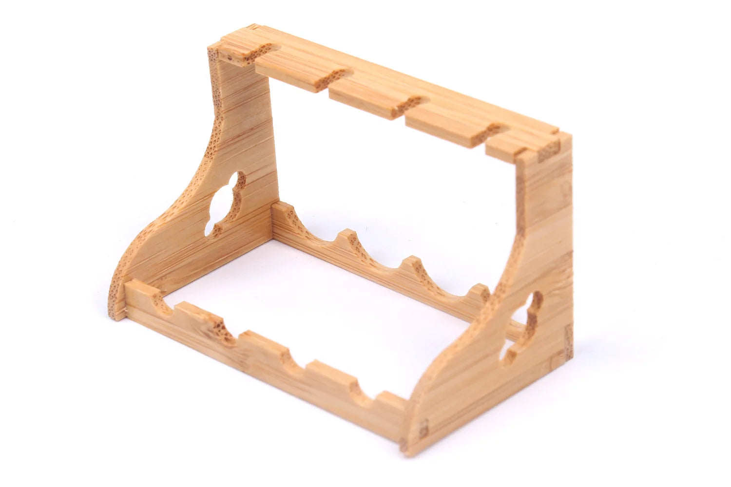 Miniature Bamboo Wine Rack Set for 1:6 Dollhouse   