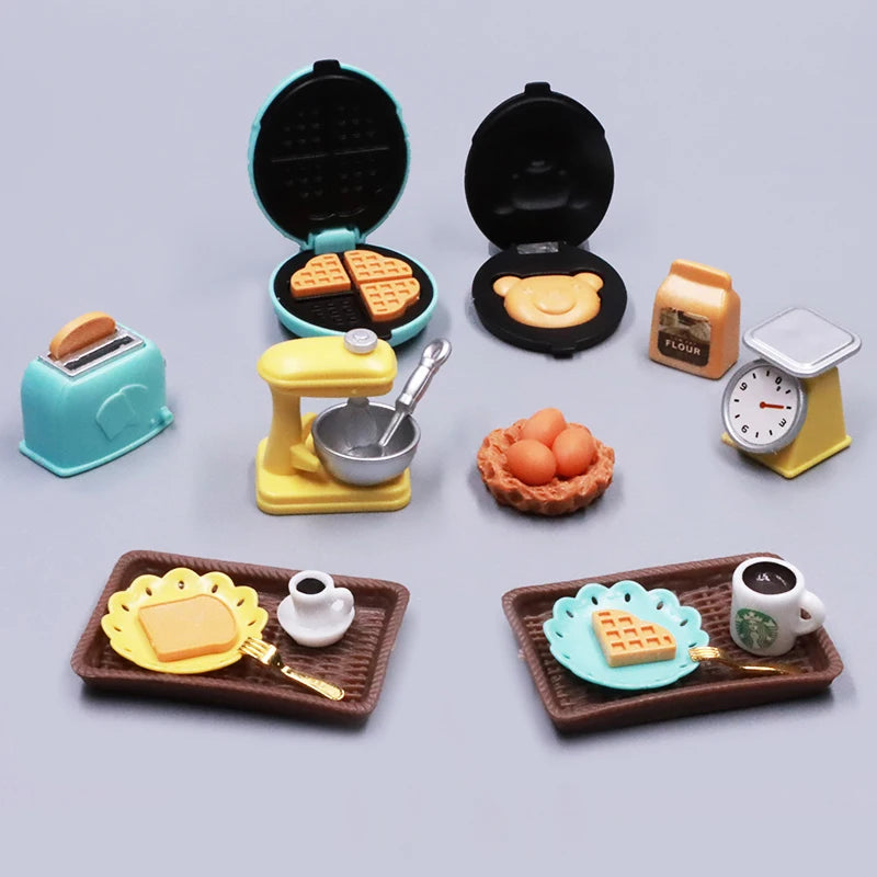 Miniature Cooking Set – 1:12 Scale Dollhouse Kitchen Accessories   