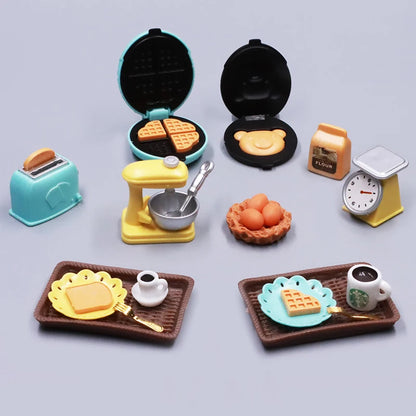 Miniature Cooking Set – 1:12 Scale Dollhouse Kitchen Accessories   