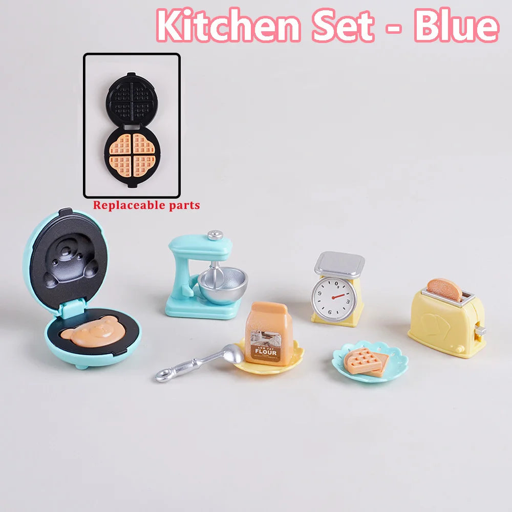 Miniature Cooking Set – 1:12 Scale Dollhouse Kitchen Accessories   