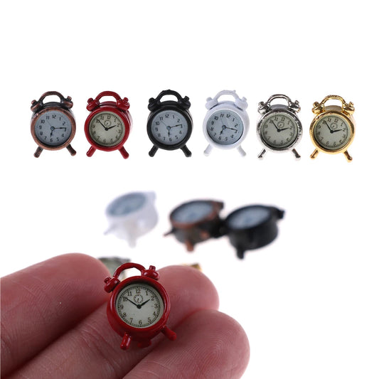 Miniature Metal Alarm Clock   