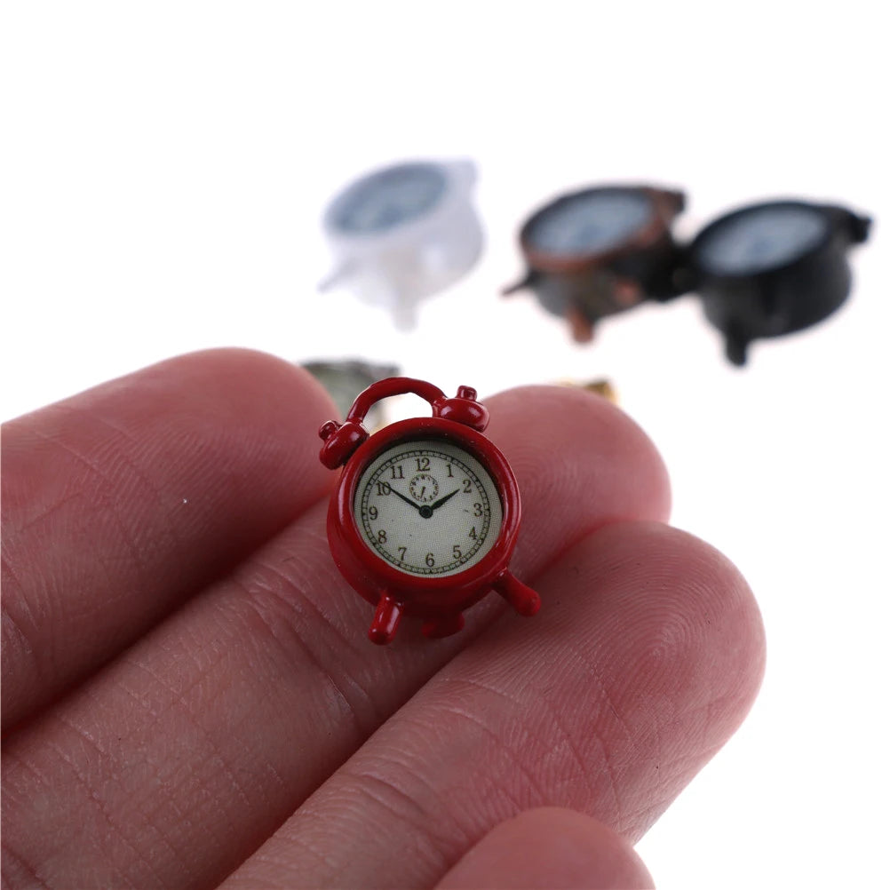 Miniature Metal Alarm Clock   