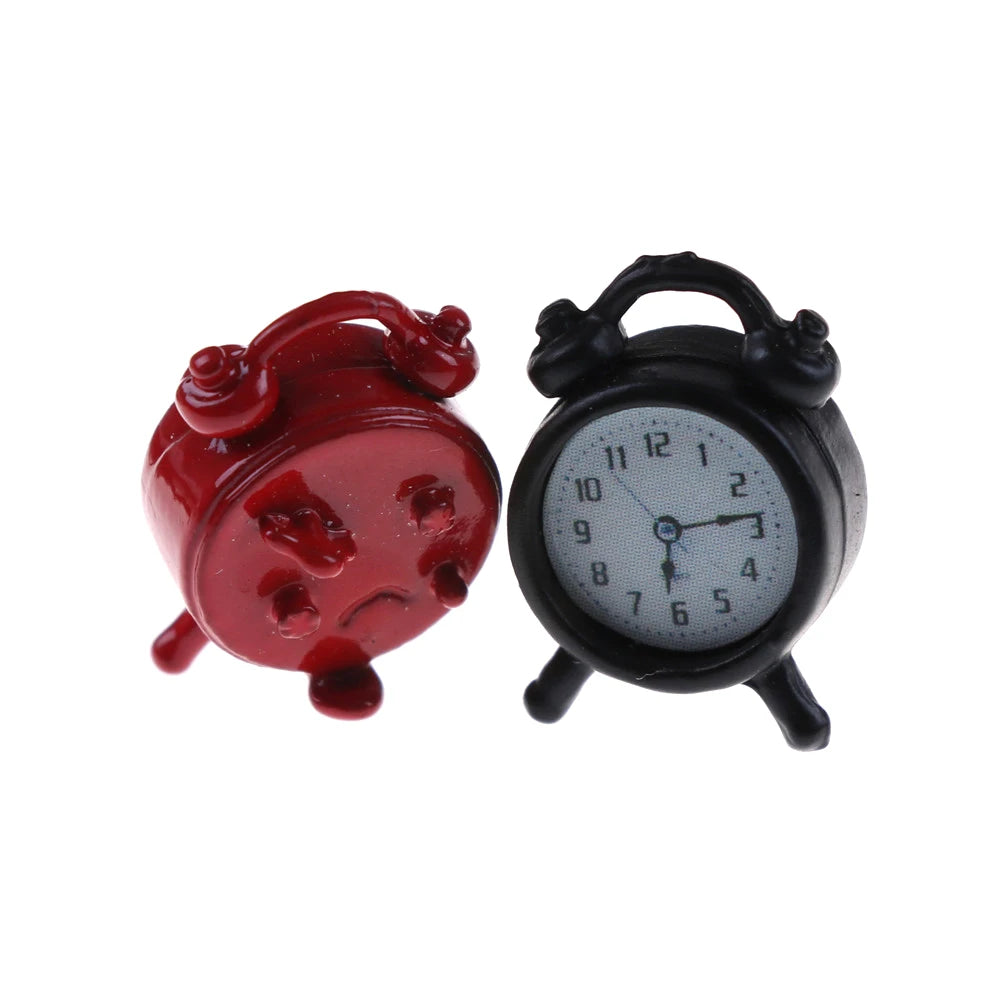 Miniature Metal Alarm Clock   