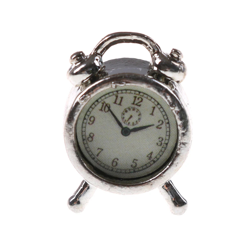 Miniature Metal Alarm Clock   