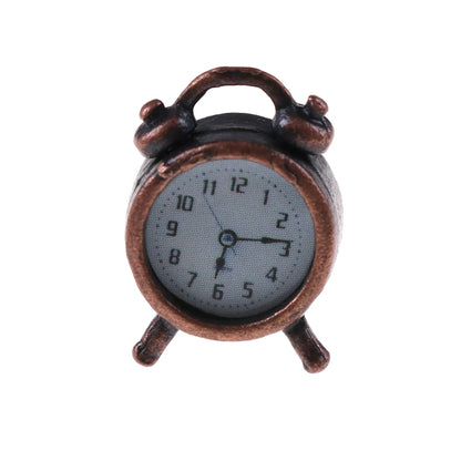 Miniature Metal Alarm Clock   