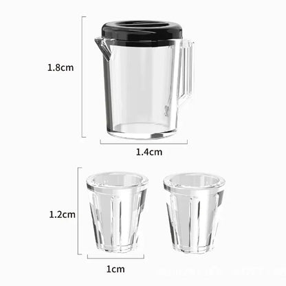 Miniature Water Pitcher & Cups Set   