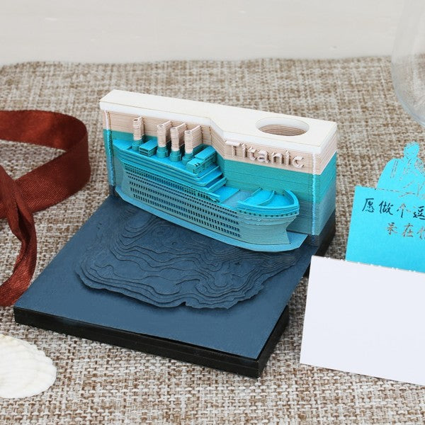 Paper-Notes-Writing-Smoothly-The-Titanic-Model-Paper-Laser-Cut-3D-Memo-Writing-Pad-with-Lighting-5