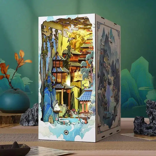 Penglai Wonderland Book Nook – Mystical Chinese Fantasy DIY Kit  