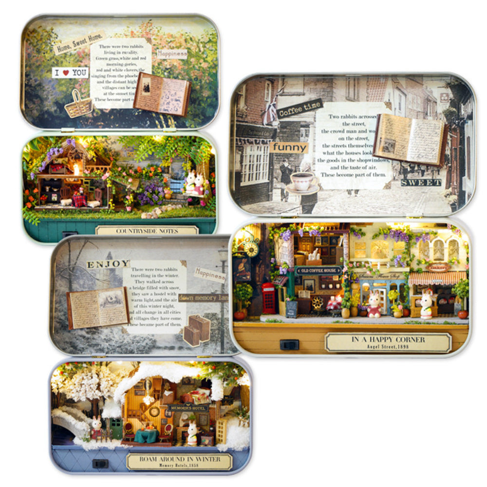 Miniature Theatre retail in a display box