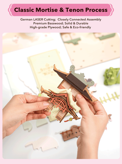 Rolife Falling Sakura Book Nook Kit
Step