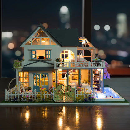 Modern Villa DIY Miniatyrhuskit