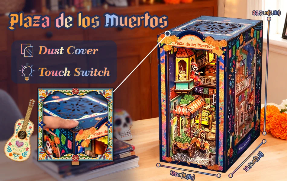 Laser Cut 3D Wooden book nook kit – view 14