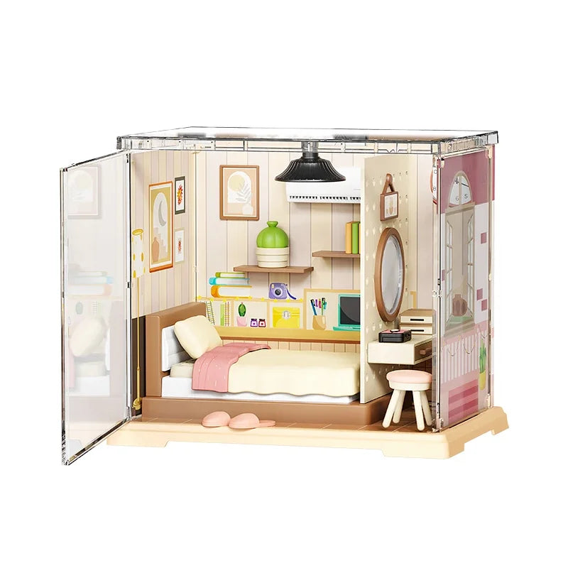 Kit per casa in miniatura fai da te per caffetteria ad angolo