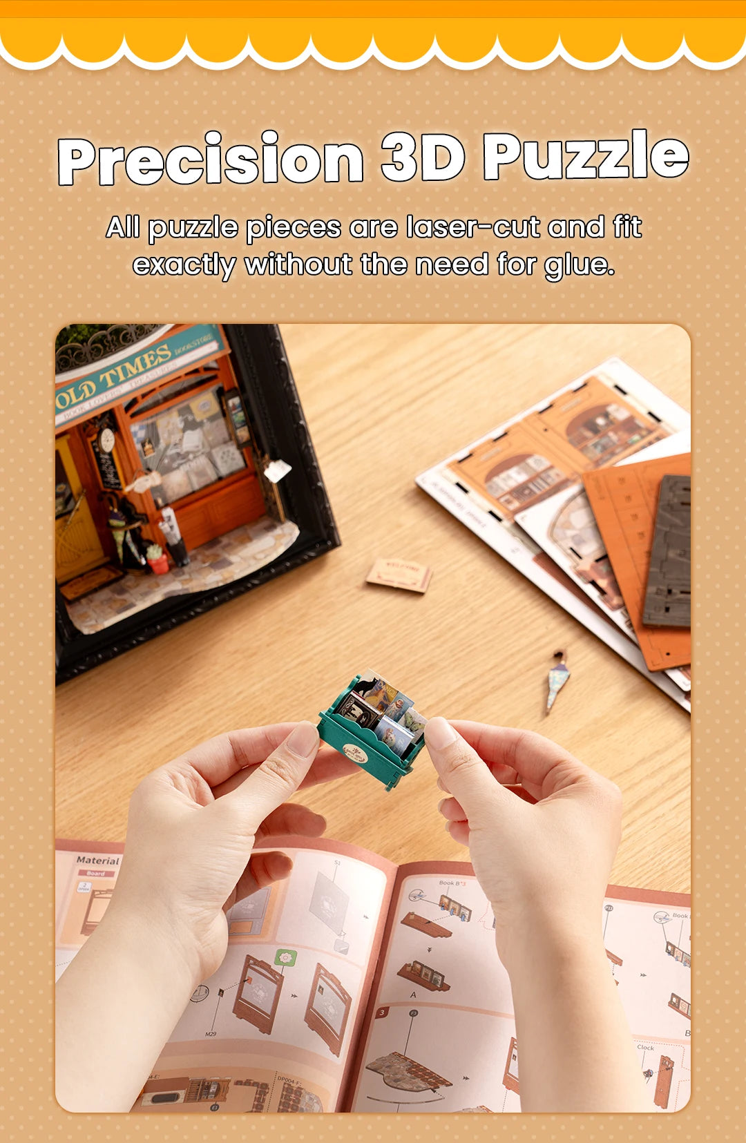 3D Shadow Box LED Light Up with Frame 3d wooden puzzle – view 19