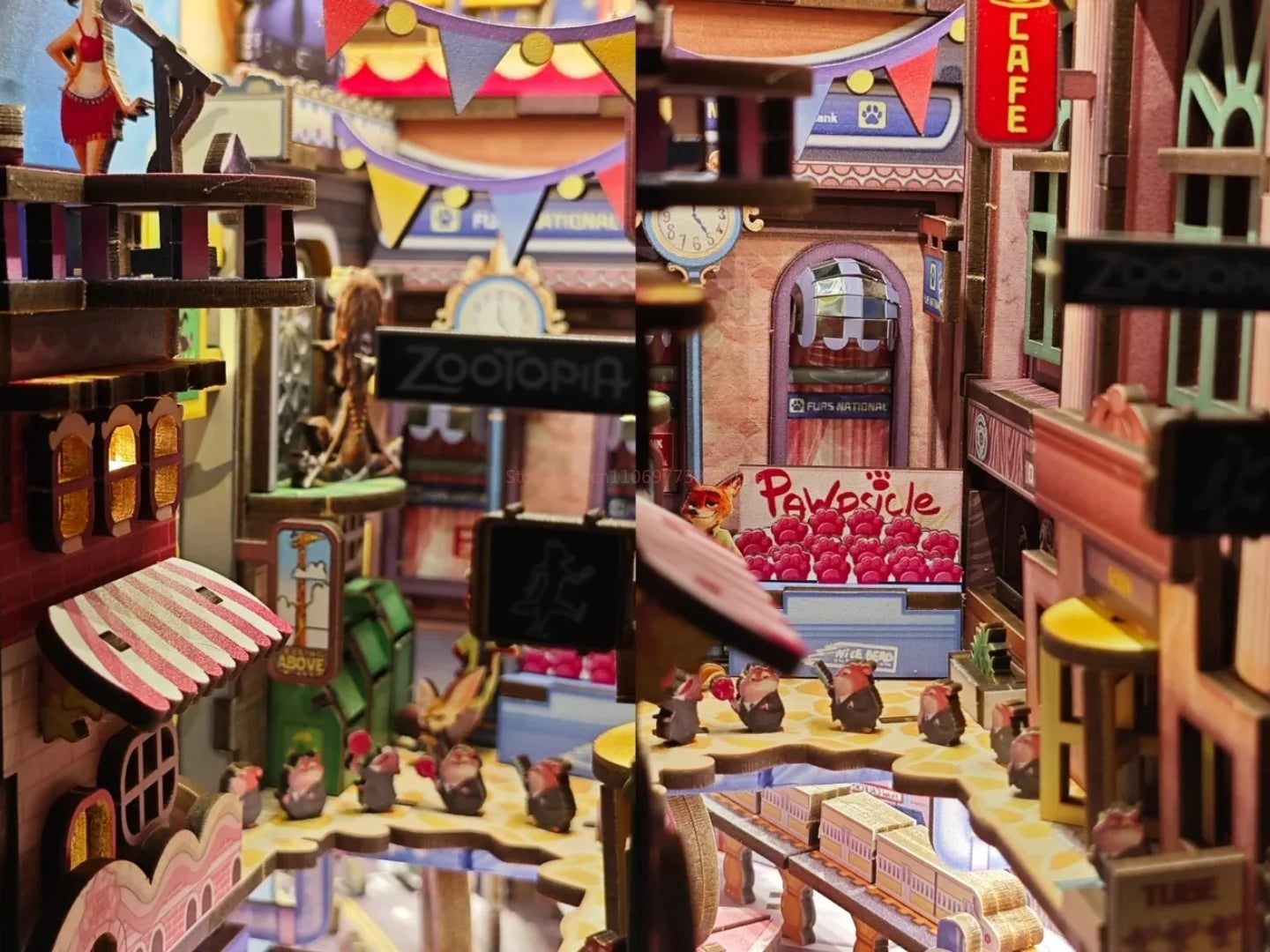 Zootopia Judy DIY Book Nook Kit - Building Process