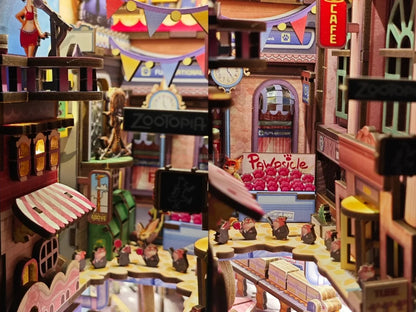 Zootopia Judy DIY Book Nook Kit - Building Process